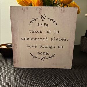 Inspirational Wooden Wall Decor 8x8